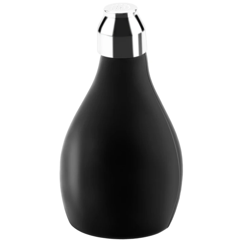 

HOT!Powder Spray Bottle, Refillable Silicone Powder Dispenser Empty Powder Container For Barber, Durable Black Powder Sprayer Fo