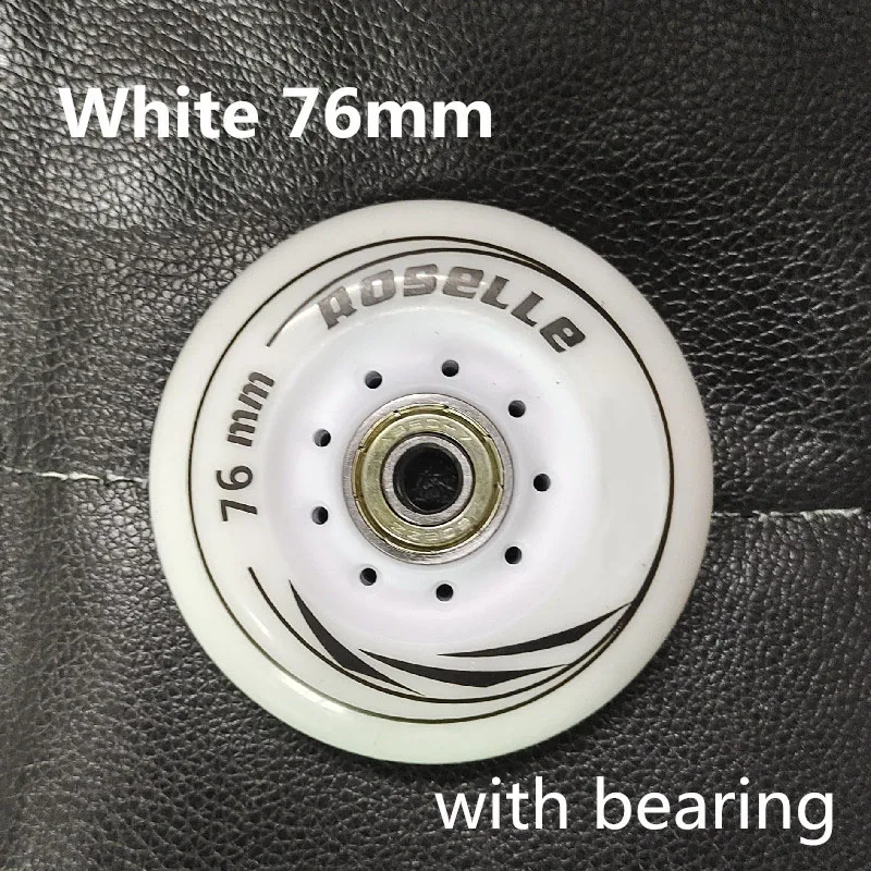 Roller Skating Wheels 8 pcs/set 80mm 76mm 72mm 90A Rollers for Adult Inline Slalom Skates ABEC-7