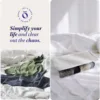 2-Pack Snaplock, Large Clear Plastic Storage Bins with Lids, 41 Quart, White 6