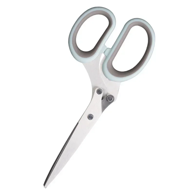 ZWICKE Multifunctional Muti Layers Stainless Steel Knives Scallion Cutter Herb Laver Spices Cook Cut Scissor Kitchen Scissors 4