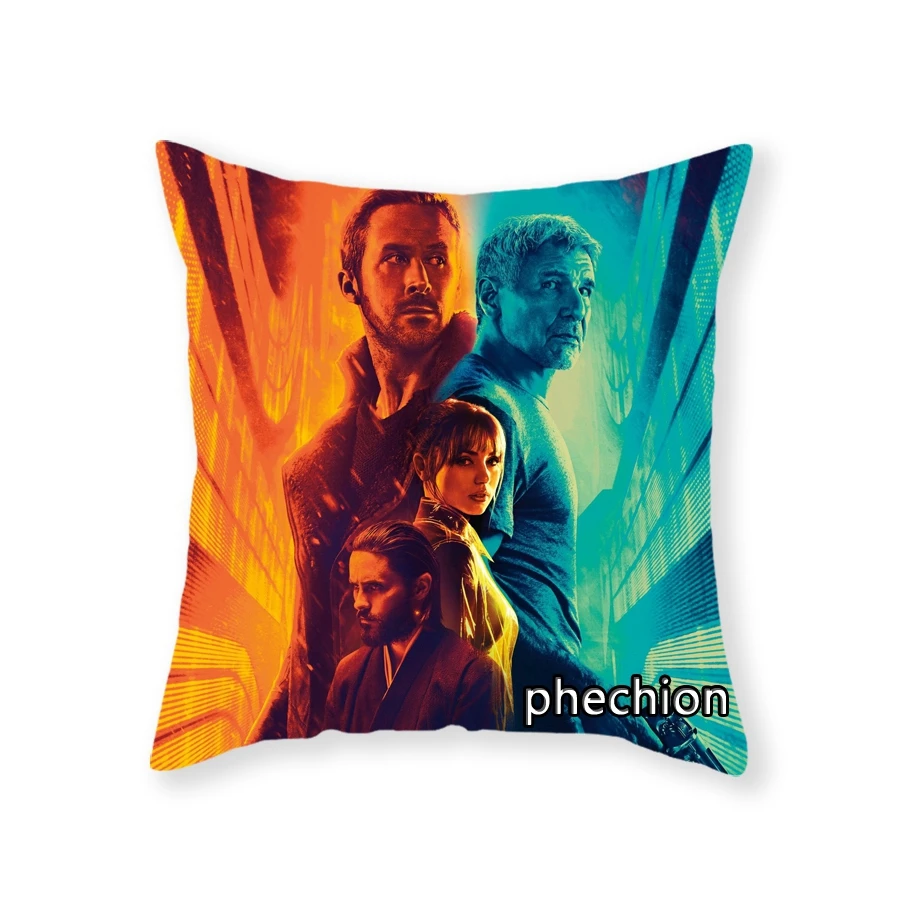 

phechion Blade Runner 3D Printed Polyester Decorative Pillowcases Throw Pillow Cover Square Zipper Pillow Cases Fans Gift C76