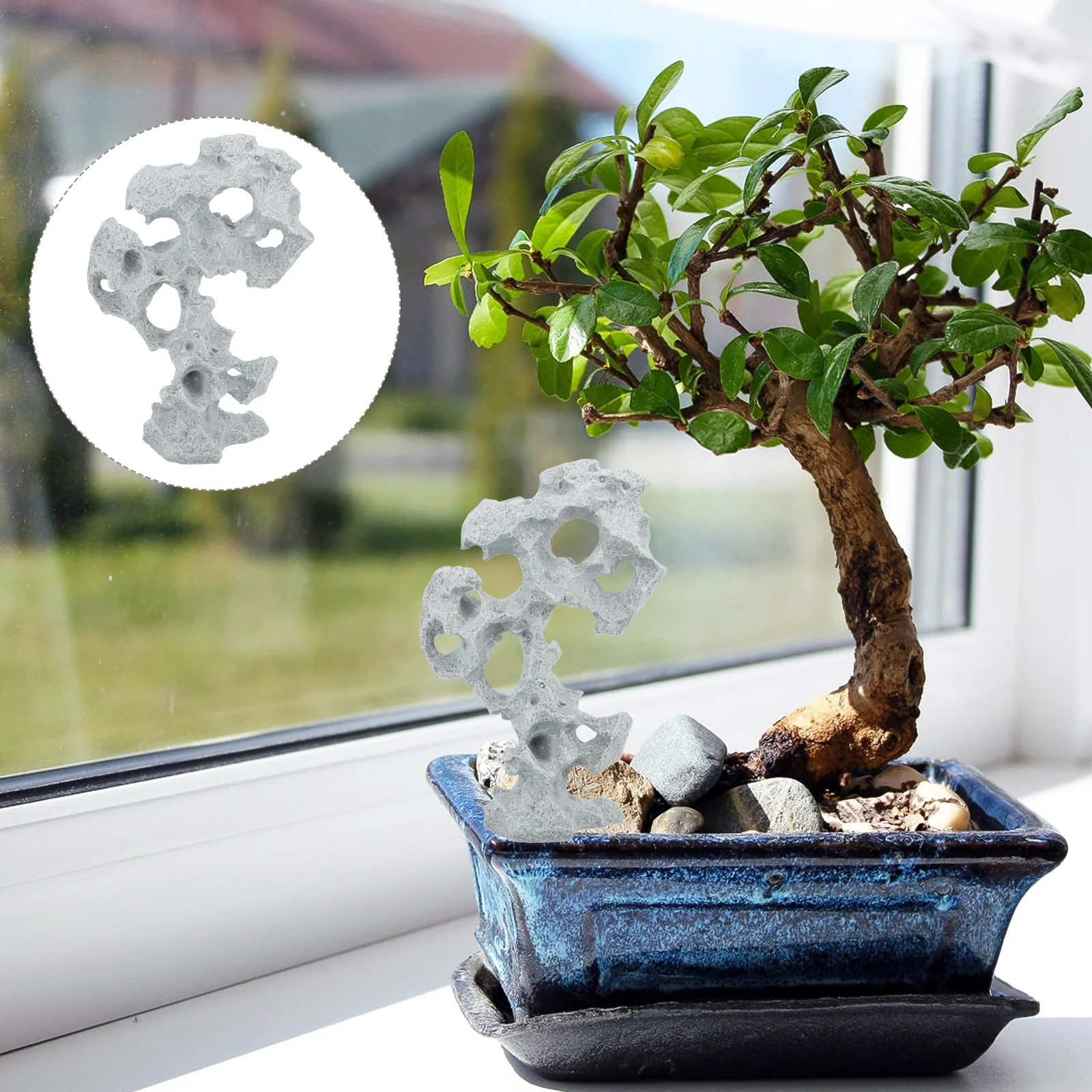 

Household Rockery Ornament Rocks for Garden Sandstone Micro Landscape Accessory