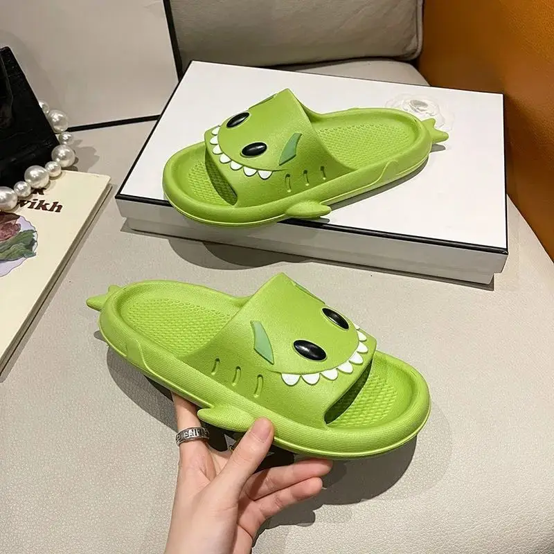 

Home Shark Women's Sandals Cloud Cute Teddy Bear Slippers Woman Slides Slipper Smiley Face Roman Beach Indoor House Summer 2023