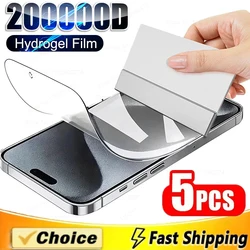 5 - Pack Soft Hydrogel Film Screen Protector - Hydrogel Film (For iPhone XS MAX)