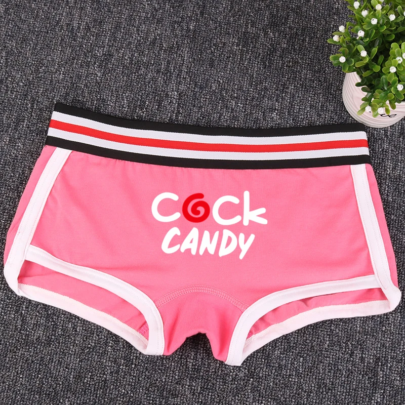 COCK CANDY Cotton Boy Shorts WIFE Gift Underwear for Women New Women Boxer  Shorts Girl Panties Breathable Women's Intimates - AliExpress