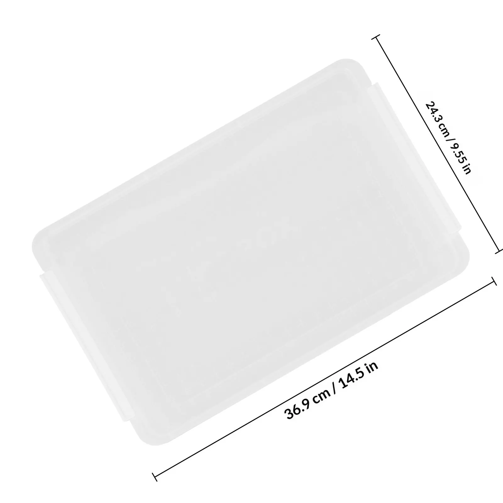 쌓을 수 있는 투명 문서 보관함 A4 사이즈 파일 정리함 사무실 파일 홀더 종이 보관 보호대