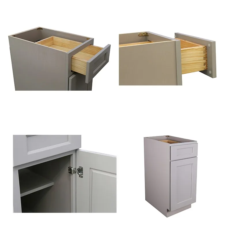 Made New Design Kitchen Furniture Solid Wood Kitchen Cabinets