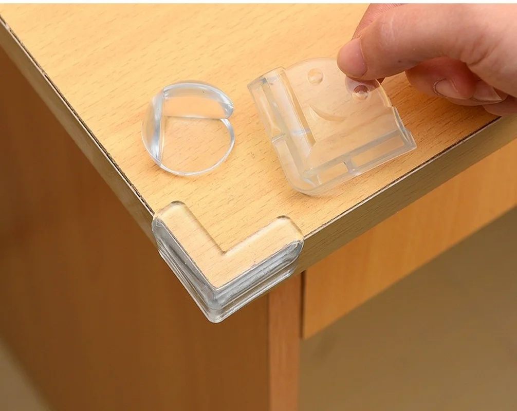 4Pcs Child Baby Safety Silicone Protector Table Corner Edge Protection Cover Children Anti Collision Edge Corner Guards
