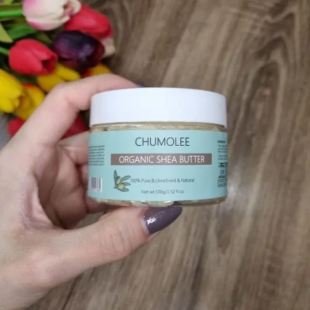 CHUMOLEE Organic Shea Butter  Unrefined Raw 100g Skin Care Moisturizing Nourishing Body Cream Cosmetics Raw 1