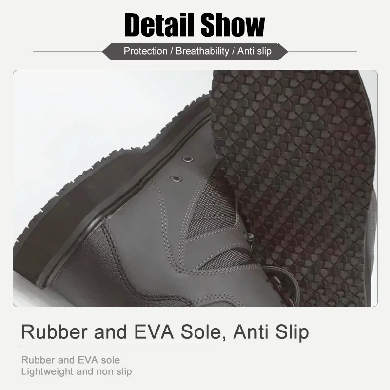 Fishing Shoes Wading Boots Breathable Upstream Shoes Outdoor Anti-slip Fly Fishing Waders Rubber or Felt Reef Rock fishing Boot