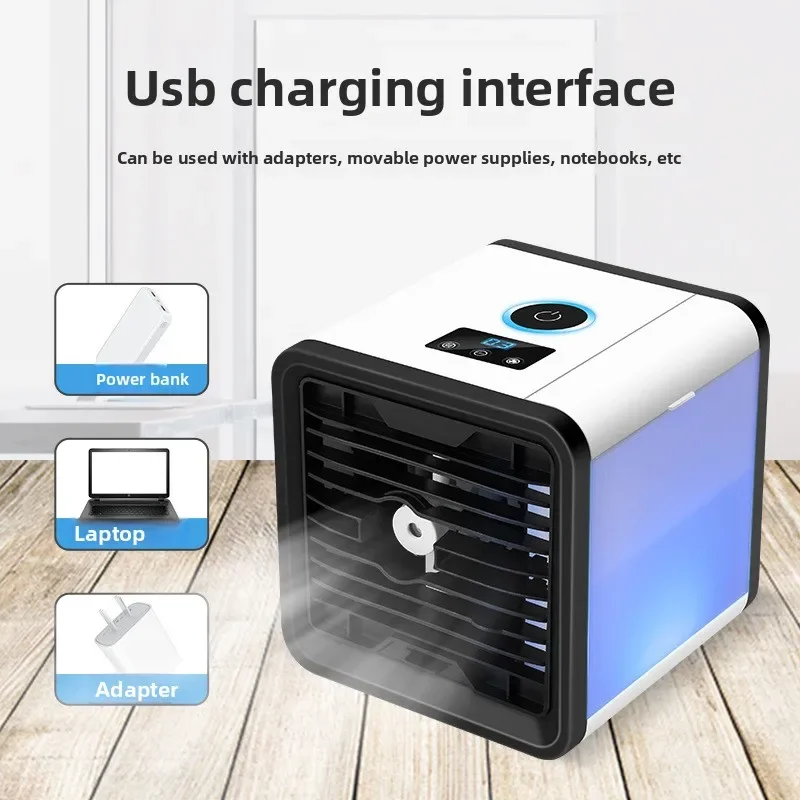 우수한 새로운 USB 미니 에어컨 팬 쿨러 홈 데스크탑 냉동 소형 에어컨 모바일 가습 쿨린