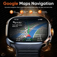 Montre connectée Android avec réseau 5G/4G complet, écran AMOLED de 2,4 pouces, appels indépendants, caméra, GPS, Wifi, Bluetooth, montre de sport 6