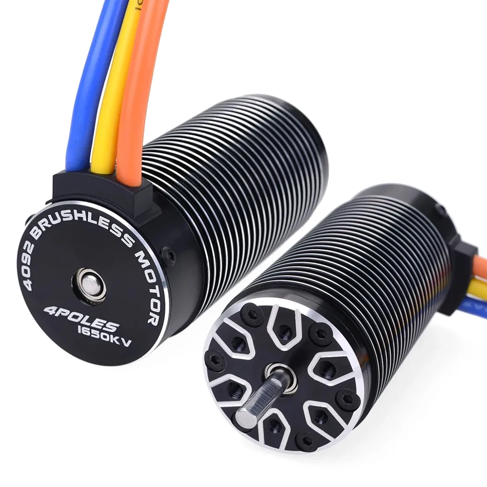 Brushless Motor Surpass Hobby Rocket 4082 4092 4-pole Waterproof Sensorless 5mm Shaft for 1:8 1/8 RC Cars RTR Monster Truck