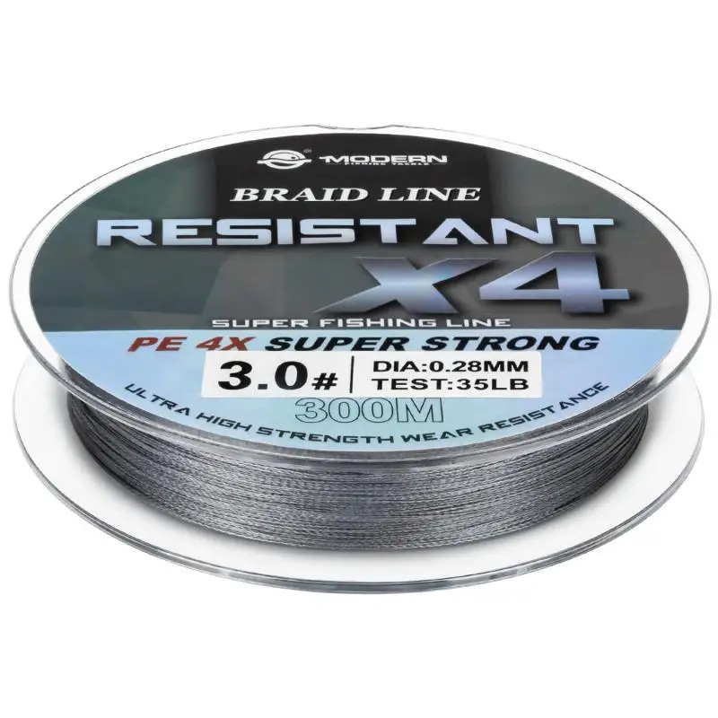 Zukibo 300m PE Braid Fishing Line 4 Strands Multicolor 8-80lb