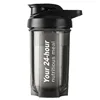 1PC 500ml Protein Powder Shaking Cup Portable Sport Shaker Bottle Fitness Gym Shaker Whey Protein Powder Mixing Bottle