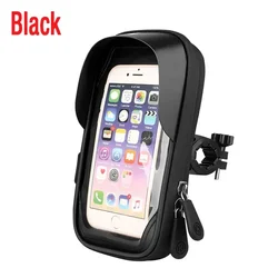 Waterproof 360° Rotating Phone Holder for Bicycles and Motorcycles (Bicycle Black)
