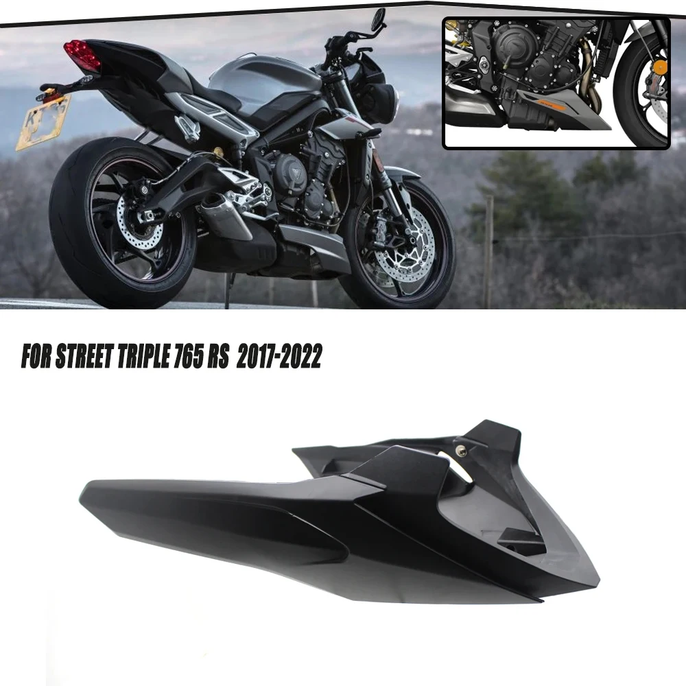 

Нижняя обтекатель шасси двигателя защитная противоскользящая пластина защитная крышка спойлера для уличного тройного 765 RS 765RS 2017-2022
