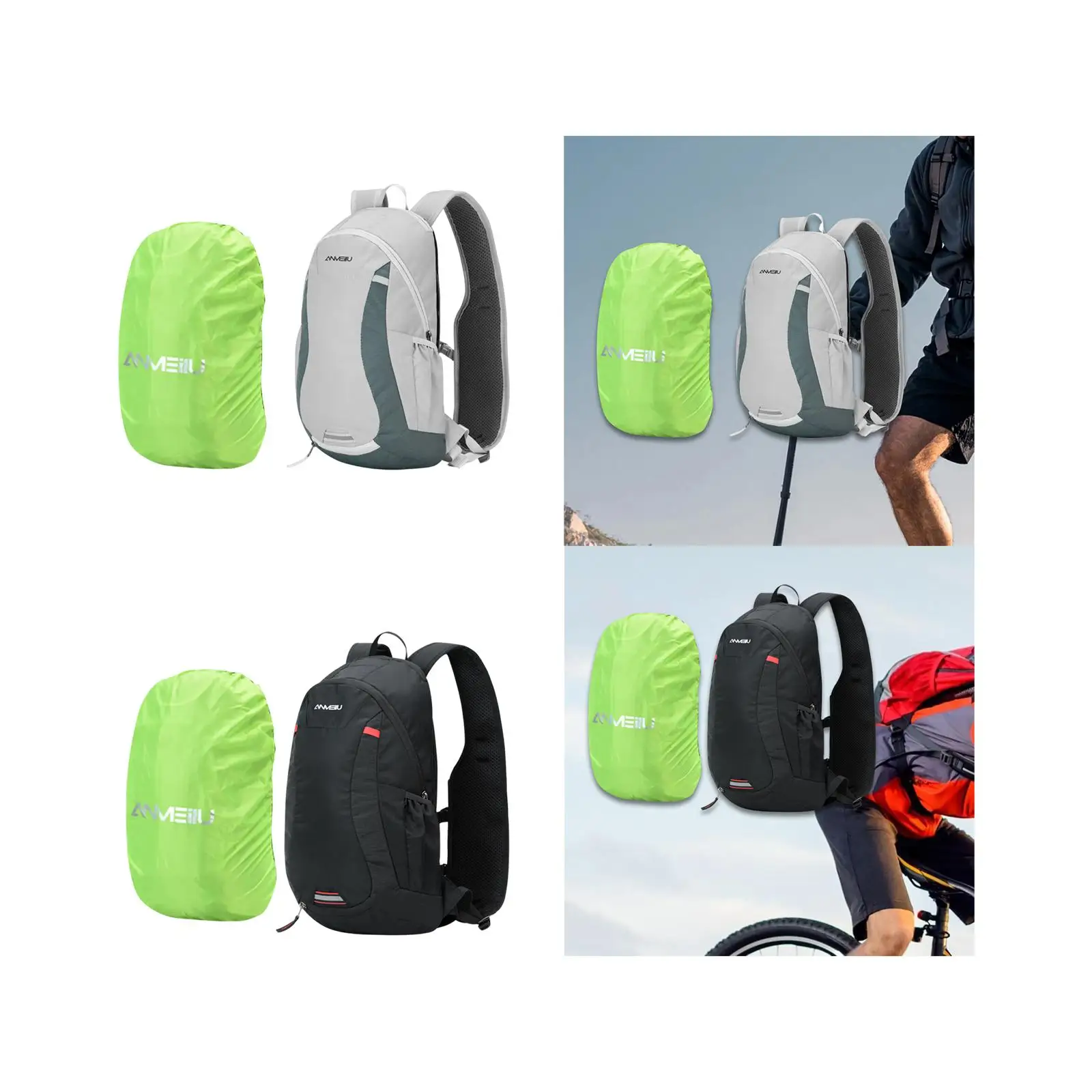 Biking Backpack Father`s Day Gift Waterproof Durable Hiking Daypack Luggage Travel Bag for Running Travel Hiking Trekking Women