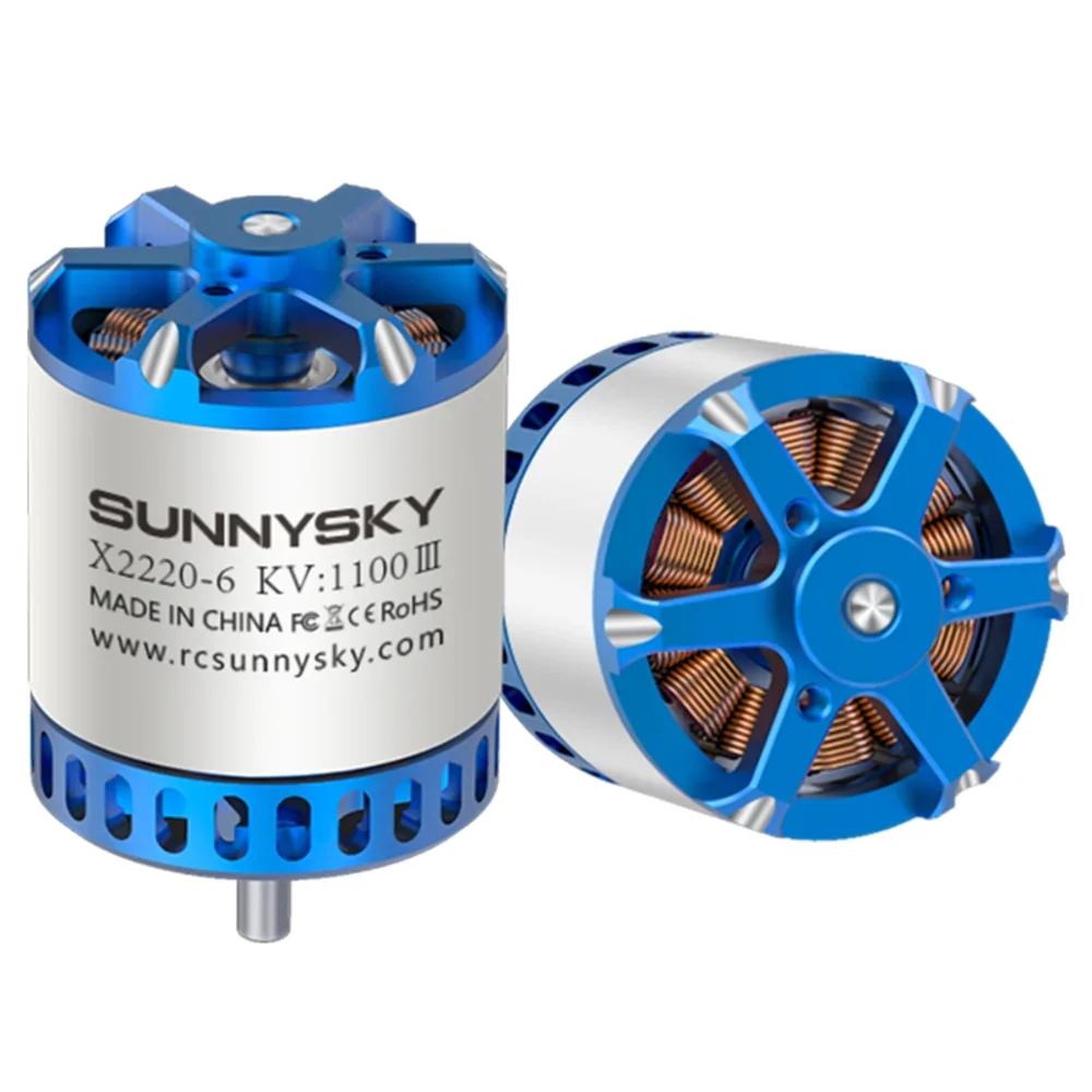 SunnySky X2212-III / X2216-III / X2220-III Brushless Motor 800KV/980KV/1250KV 3-4S Long/Short Shaft for RC FPV Drone & Airplane thumbnail 5