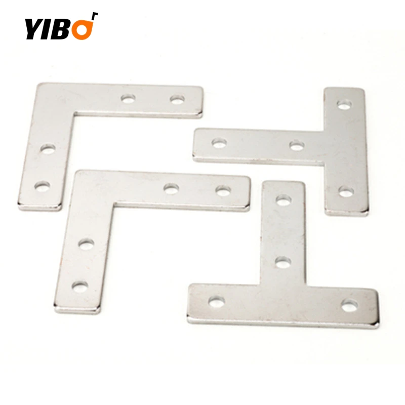 T/L Connector Connecting Aluminum Profile Durable Plate Shape Corner Joint Bracket angle connector angle bracket 5PCS For 3030 4040