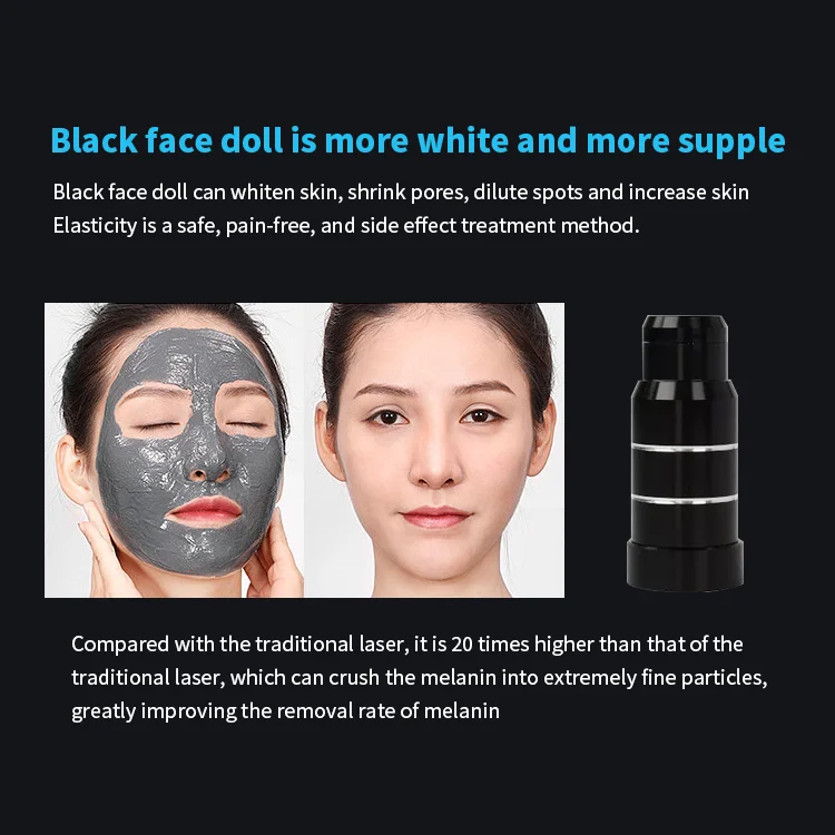 ND:YAG 1064NM Q-switch Pico Way Second Laser Tattoo Eyebrow Removal Machine Black Doll Skin Rejuvenation