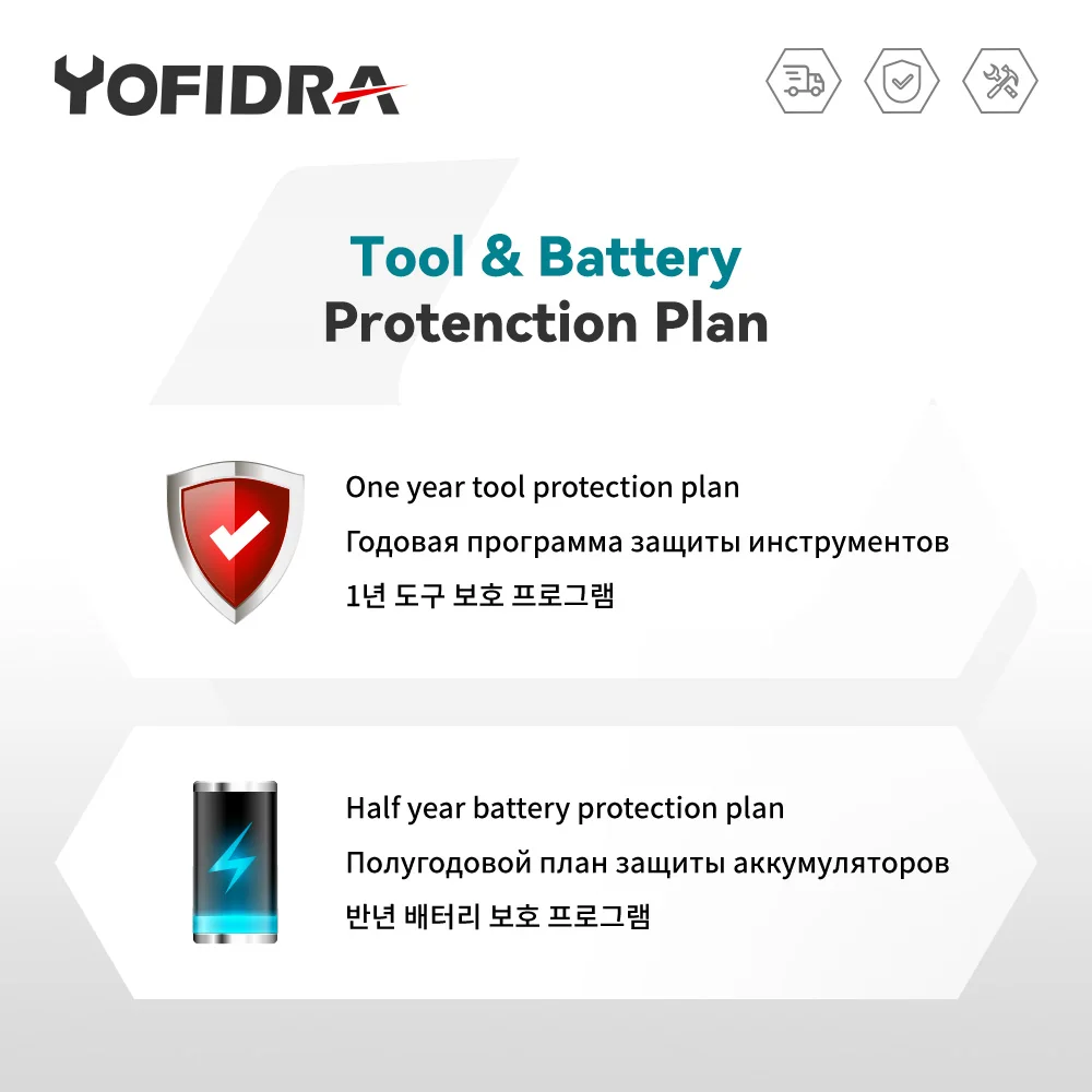 Yofidra 18-21V 150000mAh 22500mAh Rechargeable Lithium Ion Replace Battery For Brushless Electric Drill Wrench Blower Power Tool 6
