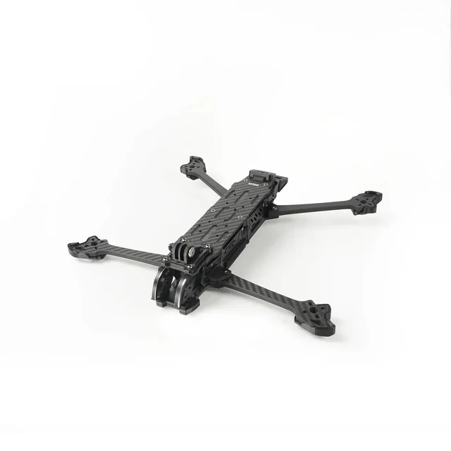 GEPRC MOZ7 Frame: 320mm Wheelbase, 6mm Arm, Dual Motor Mounts, Heat Sink, Compatible O3/Avatar for 7-7.5 4