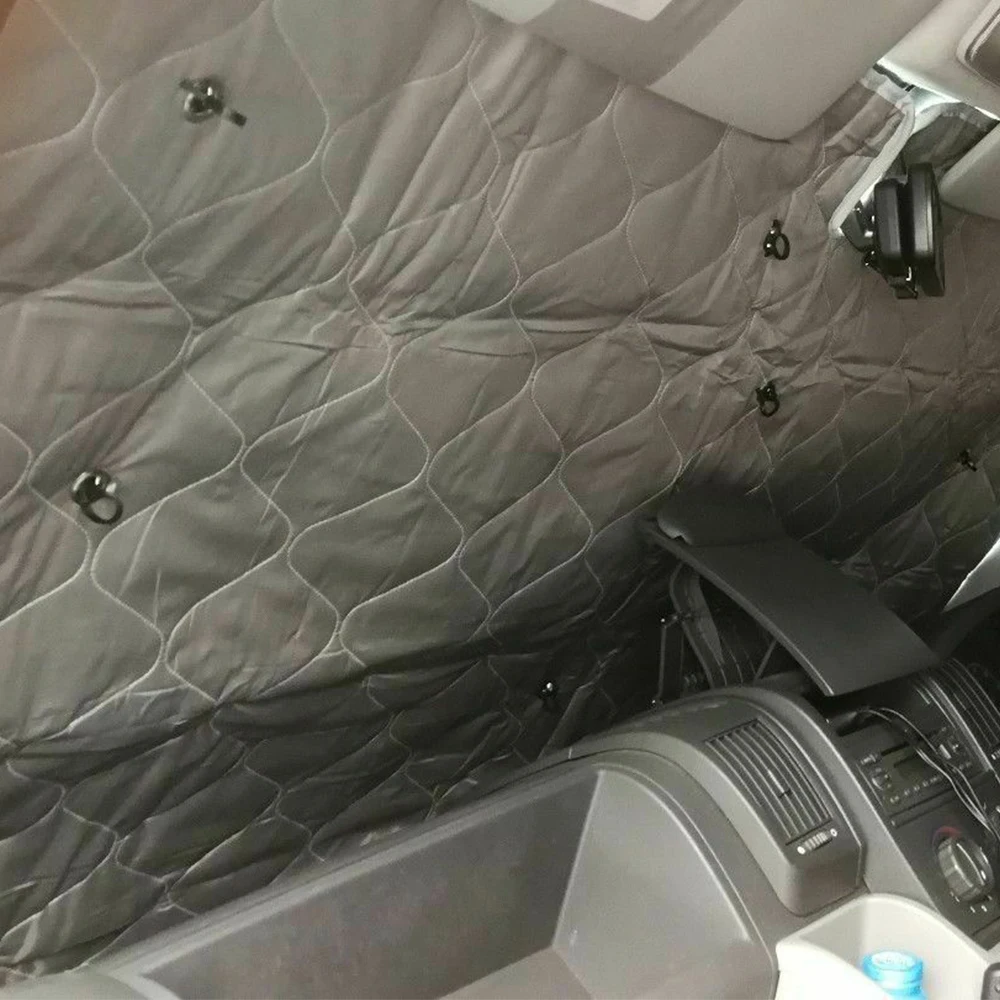 RV Window Blinds 7-Layer Aluminum Thermal Insulation Waterproof UV Protection For FIAT Ducato 2006- car sunshade windshield sunshade