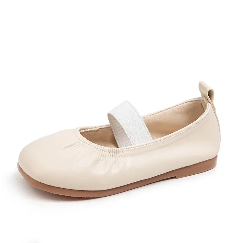 Children's Soft Casual Shoes Girls Solid Color Elastic Band Shoes