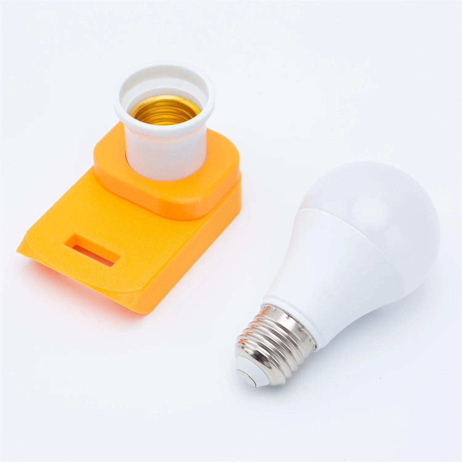 5W LED Bulb E27 Portable for DeWalt 18V Lithium Battery Home Bedroom Christmas Party Decoration(NO Battery ) With portable light bulb