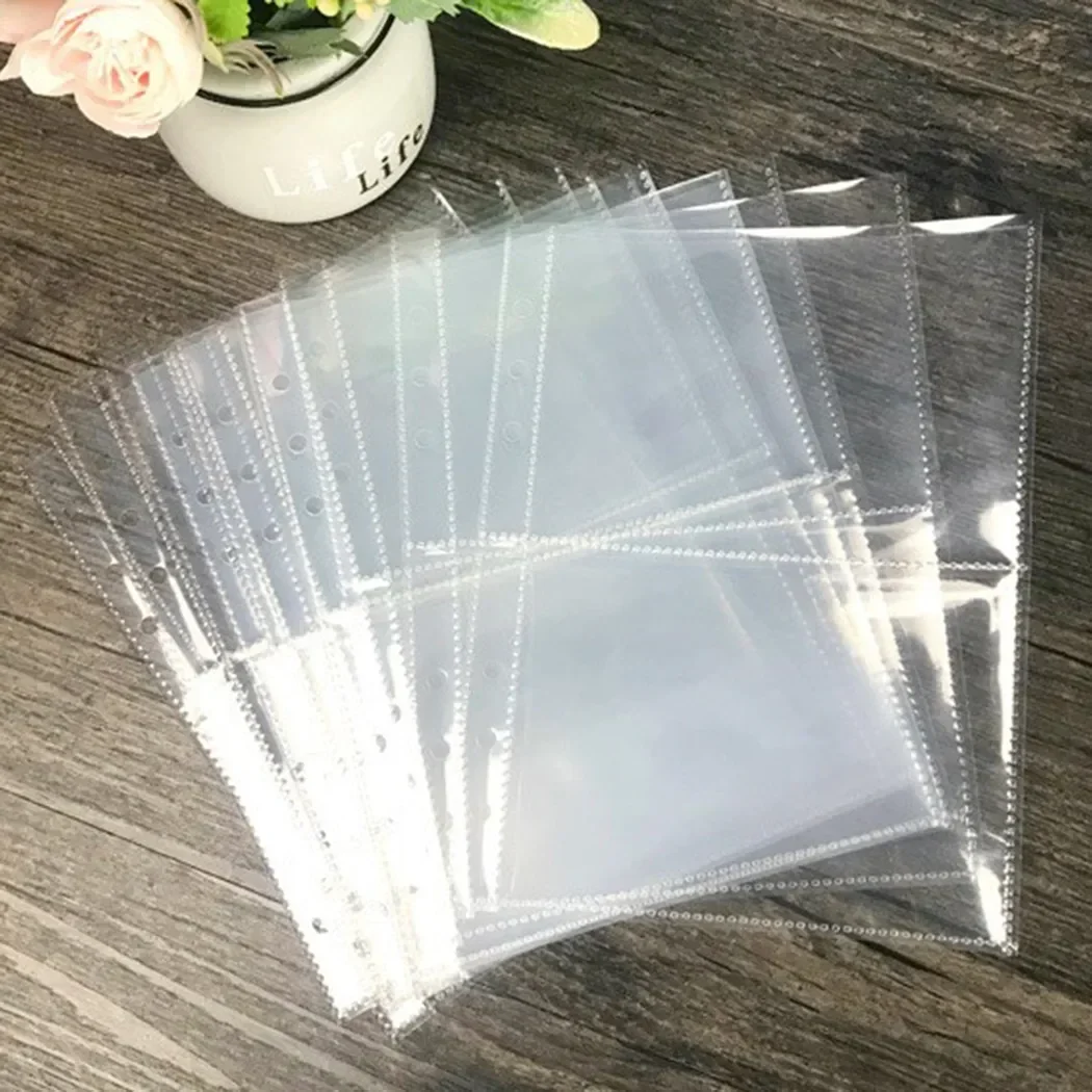 10pcs Korean Photo Album Kpop Binder Photocard A5 Transparent Photocard Binder Ins Collect Book School Student photo album,photo card holder,photocard protector,trading card binder,photocard holder,photocards collection