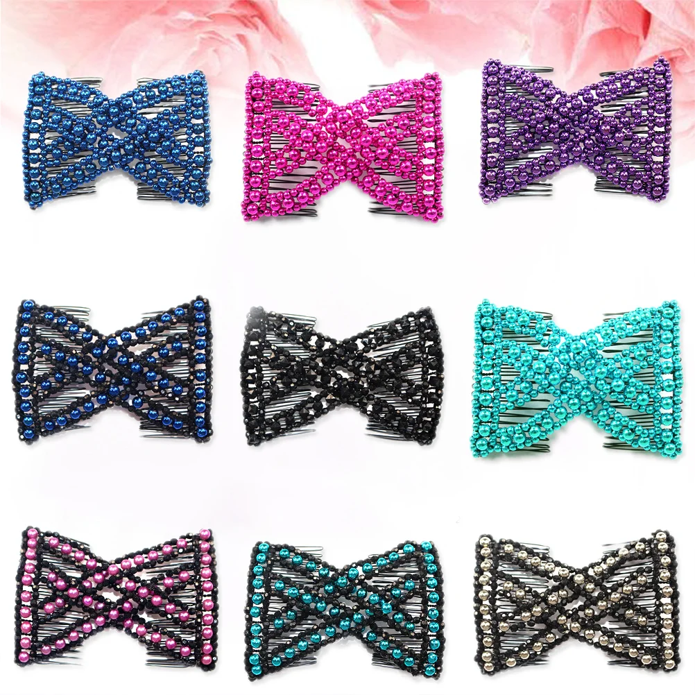 

Гребень для волос с бусинами, аксессуары из нержавеющей стали, аксессуары для бритья, 4 шт.