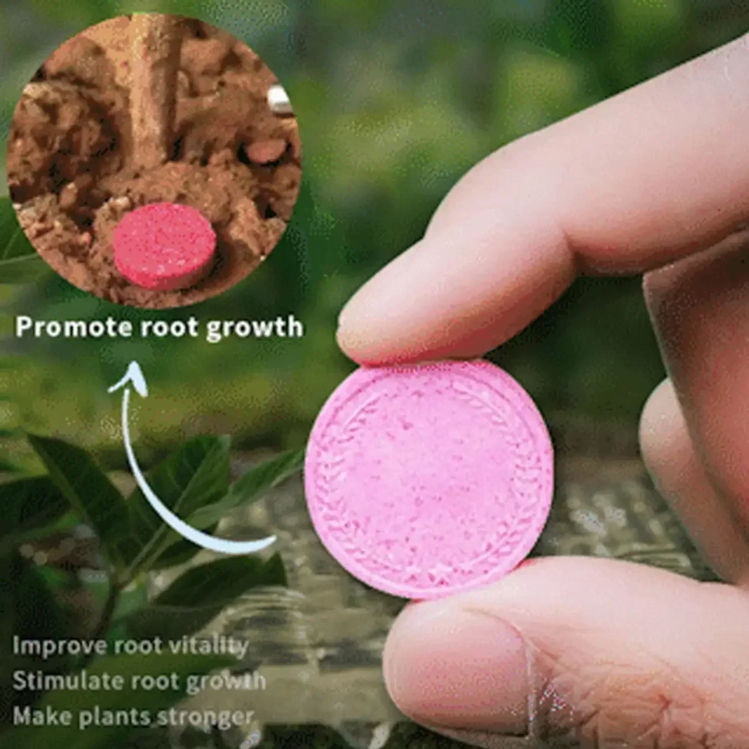 Plant Food Organic Fertilizer for Plants Garden Bonsai Soil Rooting Hormone Seeds Vegetables Fertilizante Grow 22Pcs/Bottle
