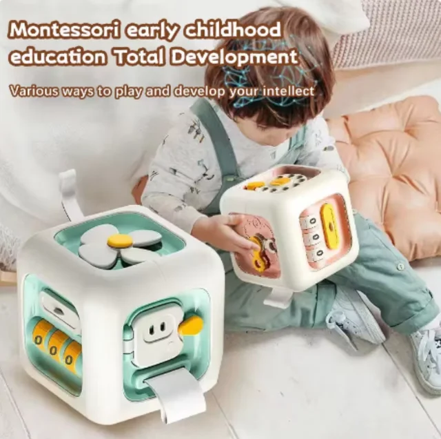 6-in-1 Montessori Busy Board 2