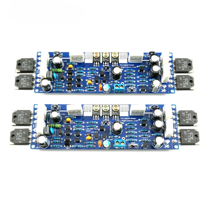 

2PCS LJM Audio L12-2 Stereo HiFi High Power Amplifier 2 Channel Ultra-low Distortion Classic AMP 200Wx2 DIY Kit Finished Board