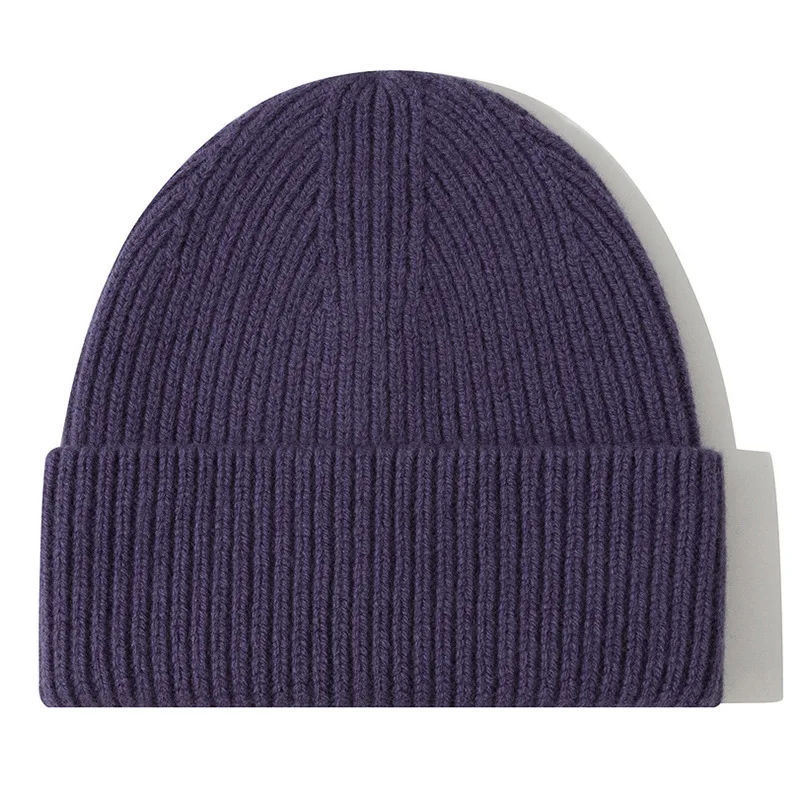 100% Merino Wool Winter Beanie Unisex Soft Knit Hat