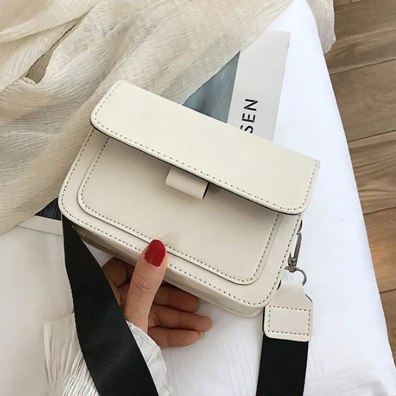 Women's Bag Retro Brown Adjustable Black Messenger Bag Casual Shoulder Bags Simple Style Luxury PU Leather Famale Handbag Wallet crossbody bag women shoulder bag women messenger bag
