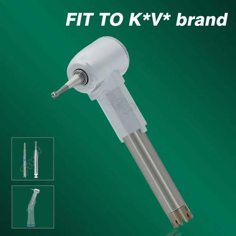 

Dental Contra Angle Handpiece Head Push Button Low Speed Handpiece Angle Head for Inner Water Spray Against Angle