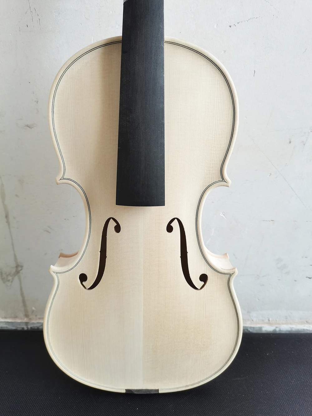 European Spruce rich Flame Maple white embryo unfinished white maple wood violin 4/4 3/4 solid wood DIY violin
