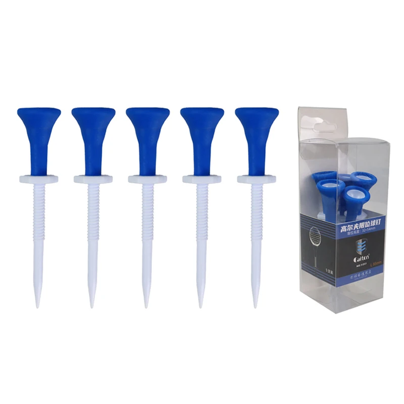 Golf Tees Adjustable Height Freely Golf Ball Holder Plastic Golf Outdoor Auxiliary Practice Golf Accessories Supplies Drop Ship