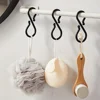 3pcs S-Shaped Hook Soft Buckle Design Portable Multi-purpose Easy Twist Hanging Hook Kitchen Bathroom Bag Clothes Hanging Rack 4