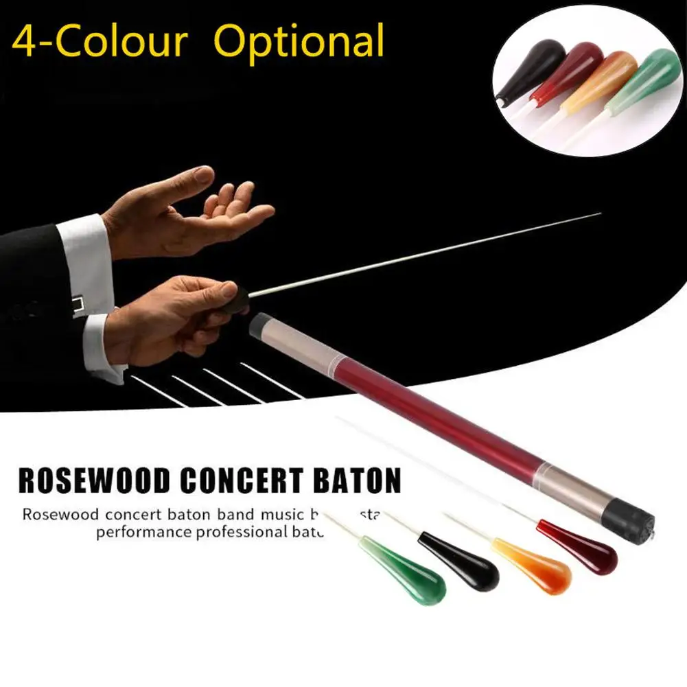 Baton Band Conductor Stick With Storage Tube Rhythm Music Director Conducting Handle Concert Supplies