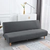 Sofa Bed Cover Jacquard Fabric 3 Different Sizes Armless Cover Sofa New Decor Slipcovers Stretch Protector Elastic Bench Cover 6