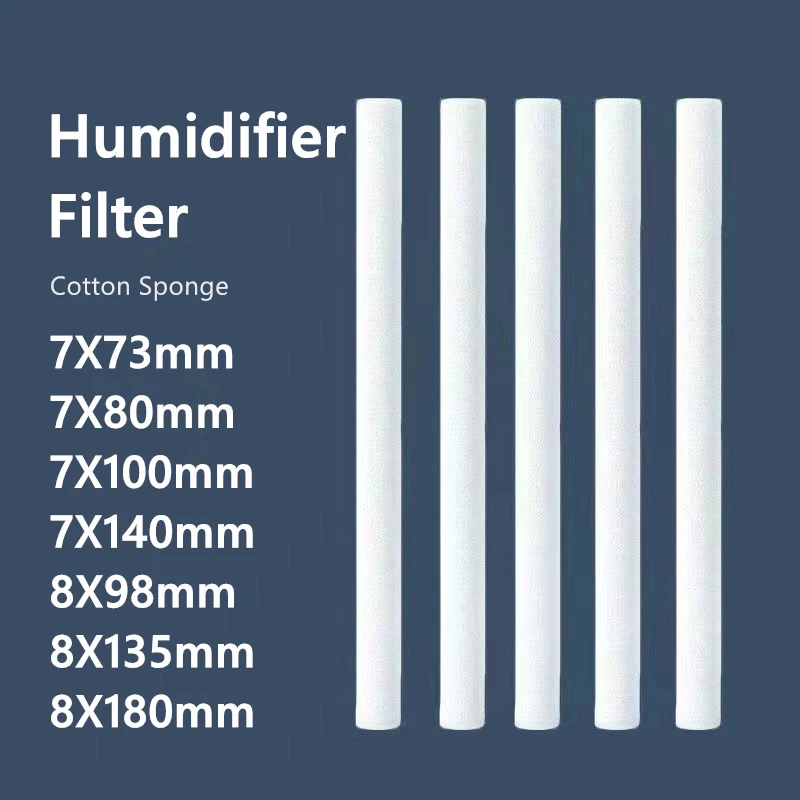 10Pcs/Pack  Air Humidifier Filter Replacement Cotton Sponge Stick For USB Humidifier Aroma Diffuser Mist Maker Humidifier