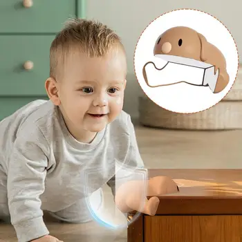 Corner Guards Baby Proof Cute Dog Silicone Protectors For Corners And Edges 4Pcs Furniture Corner Protector Guards With Strong 4