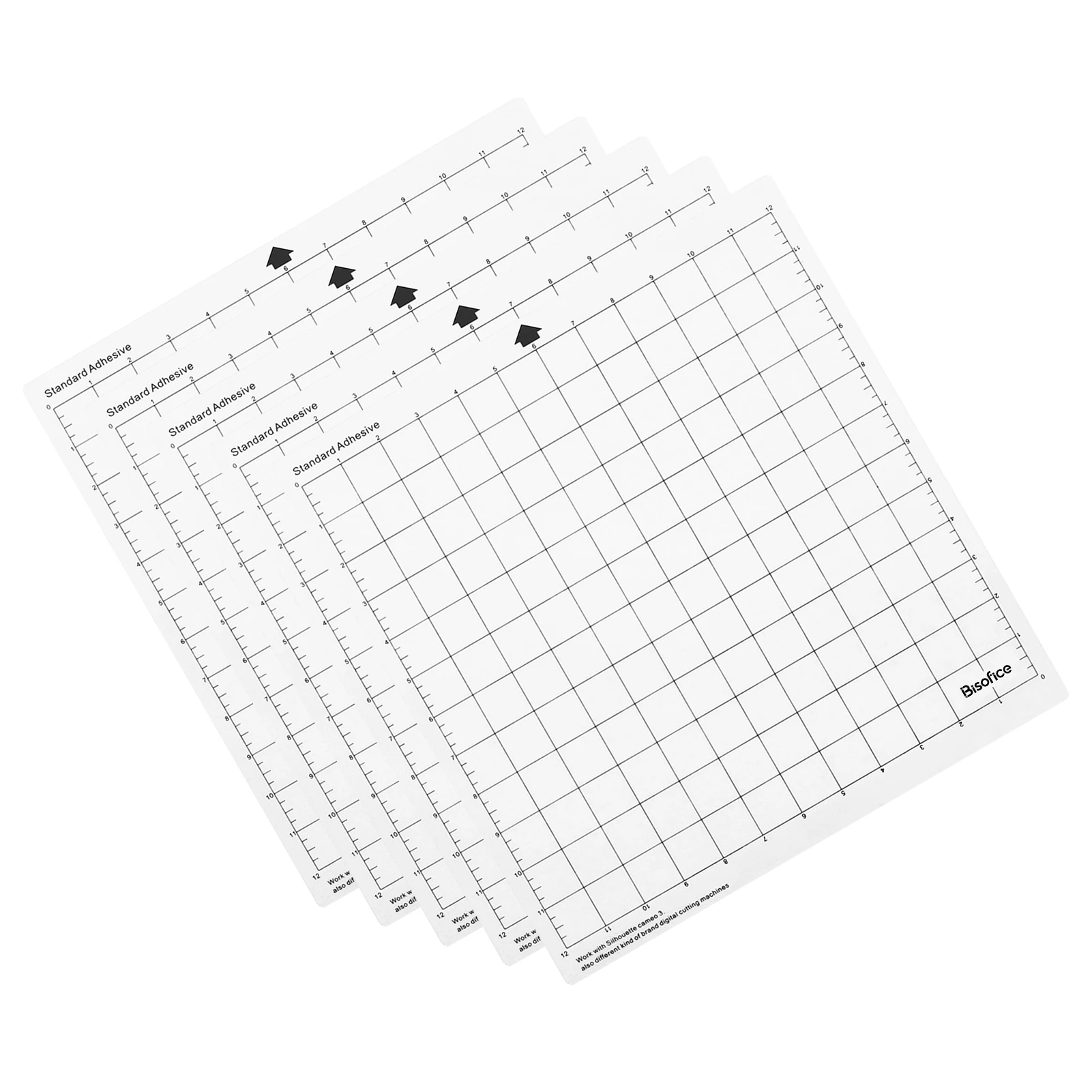10pcs/1Pc Replacement Cutting Mat Transparent Adhesive Mat Measuring Grid 12*12-Inch Silhouette Cameo Plotter Machine cutting mat cutting pad