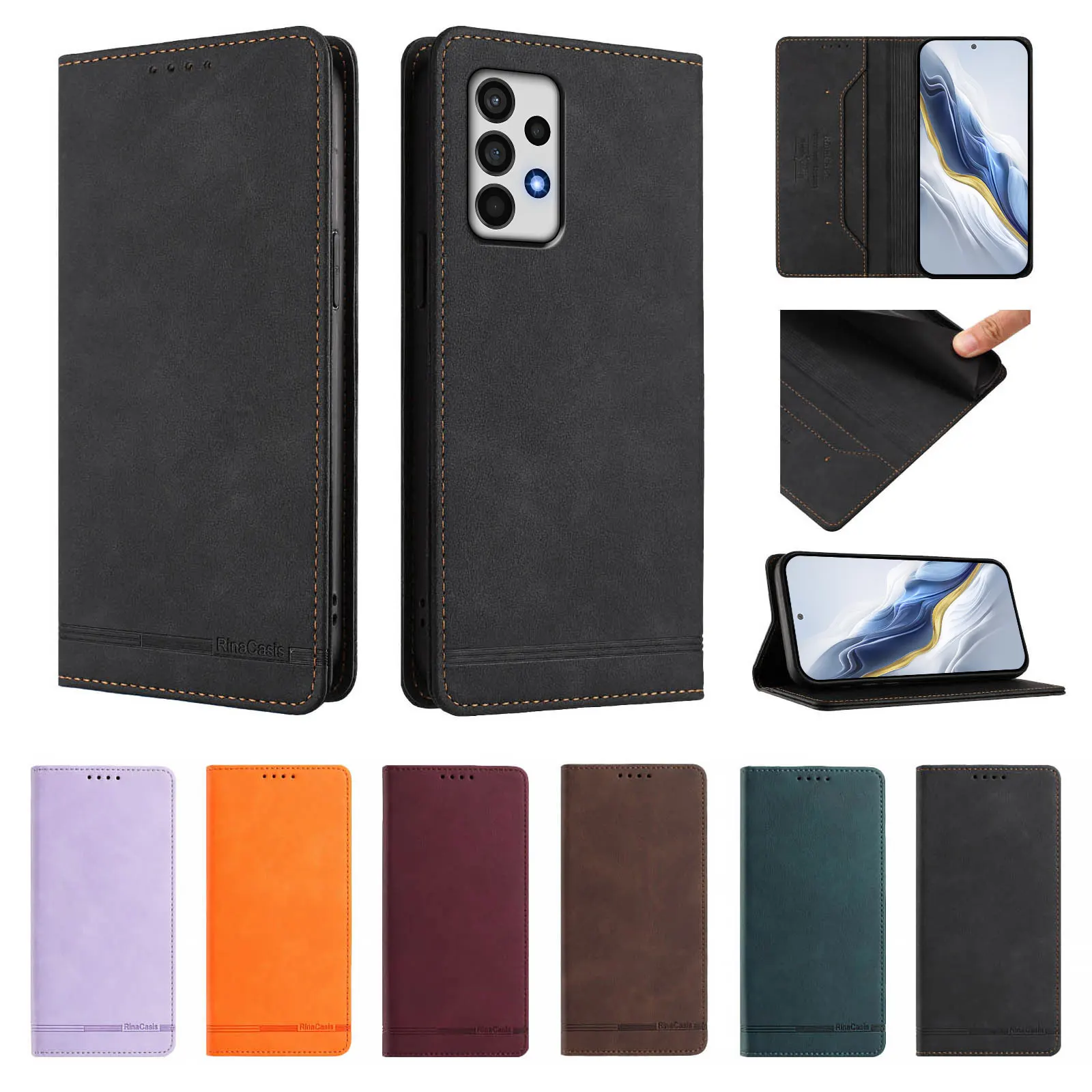 Luxury Magnetic Flip Wallet Leather Phone Case Cover s