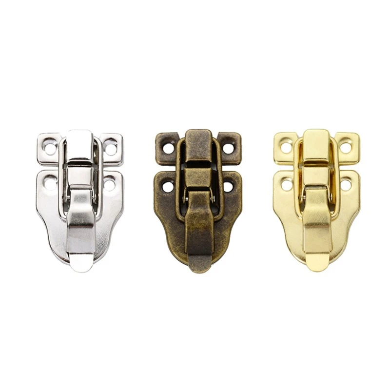 Y1UB Vintage Decorative Hasp Antique Iron Swing Lock Clasp for Home Office Shop