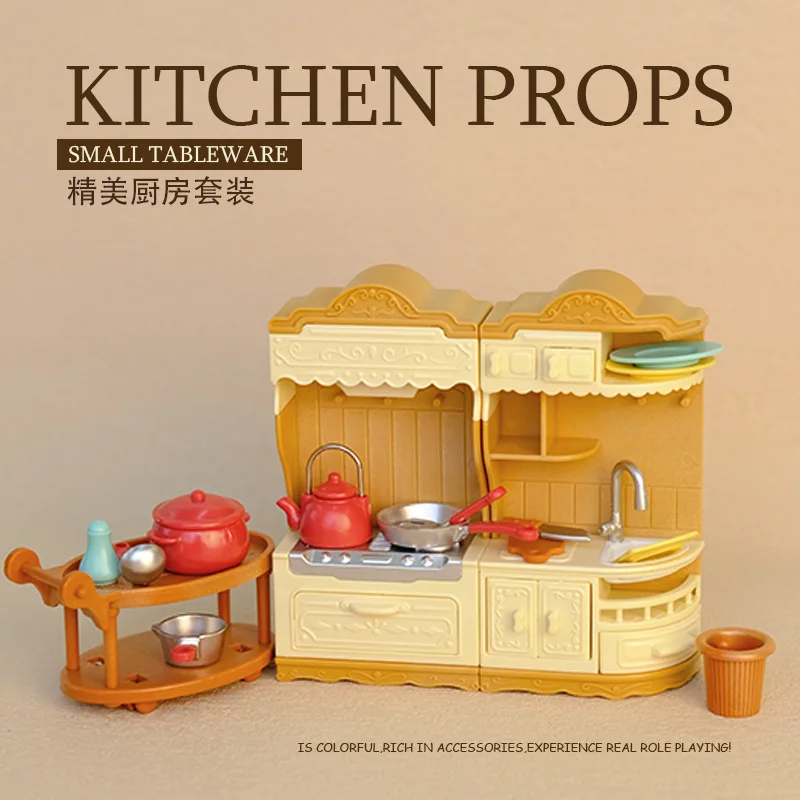 인형 집 가구 1/12 미니어처 장난감, 소녀 인형 액세서리, 침실 욕실 인형 집 키트