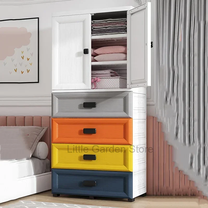 Armoire de Rangement Modulaire pour Vêtements, Chi Board, Armoires pour Bébé, Poitrine en Plastique, Meubles de Chambre